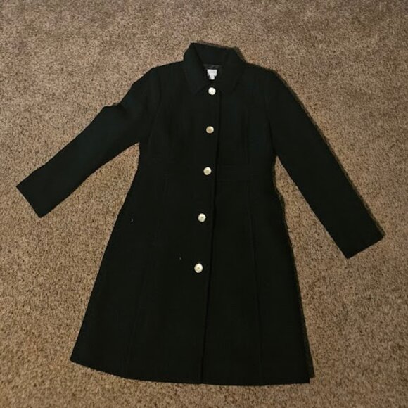 Wool J Crew Lady Day coat NEW - Picture 2 of 3